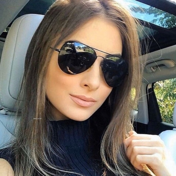 RayBan Aviator RB3025 Black New - Picture 4 of 12